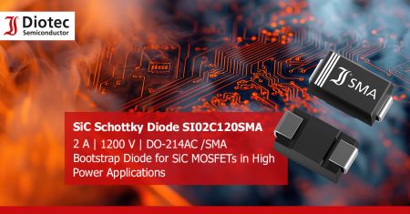 SI02C120SMA - Silicon Carbide Schottky Diode Optimized for High-Side SiC MOSFET Bootstrapping