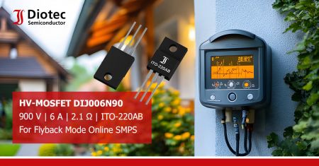 Smart Energy Meter – Powered by Diotec's HV-MOSFET DIJ006N90
